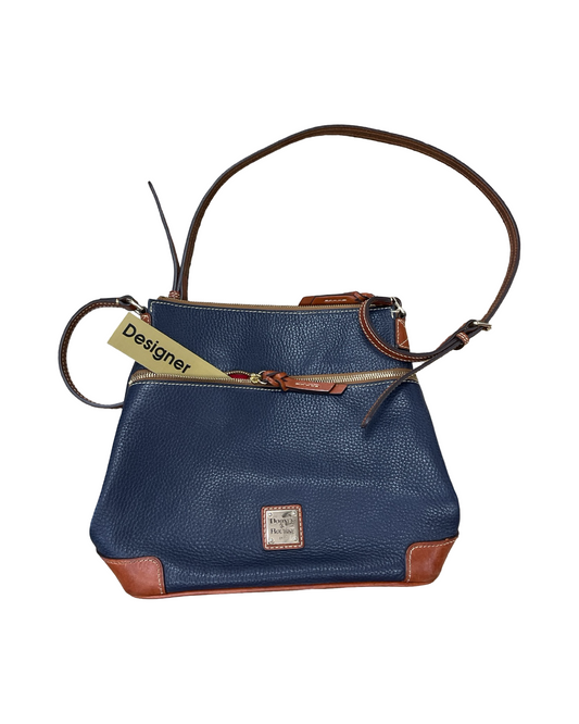 Crossbody Designer By Dooney And Bourke In Navy, Size:Medium