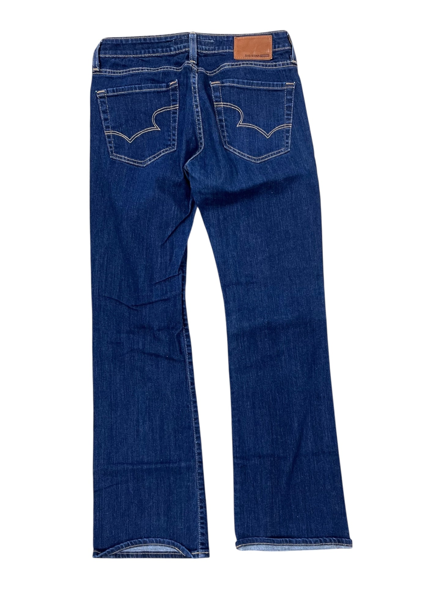 Jeans Boot Cut By Big Star In Blue Denim, Size:8