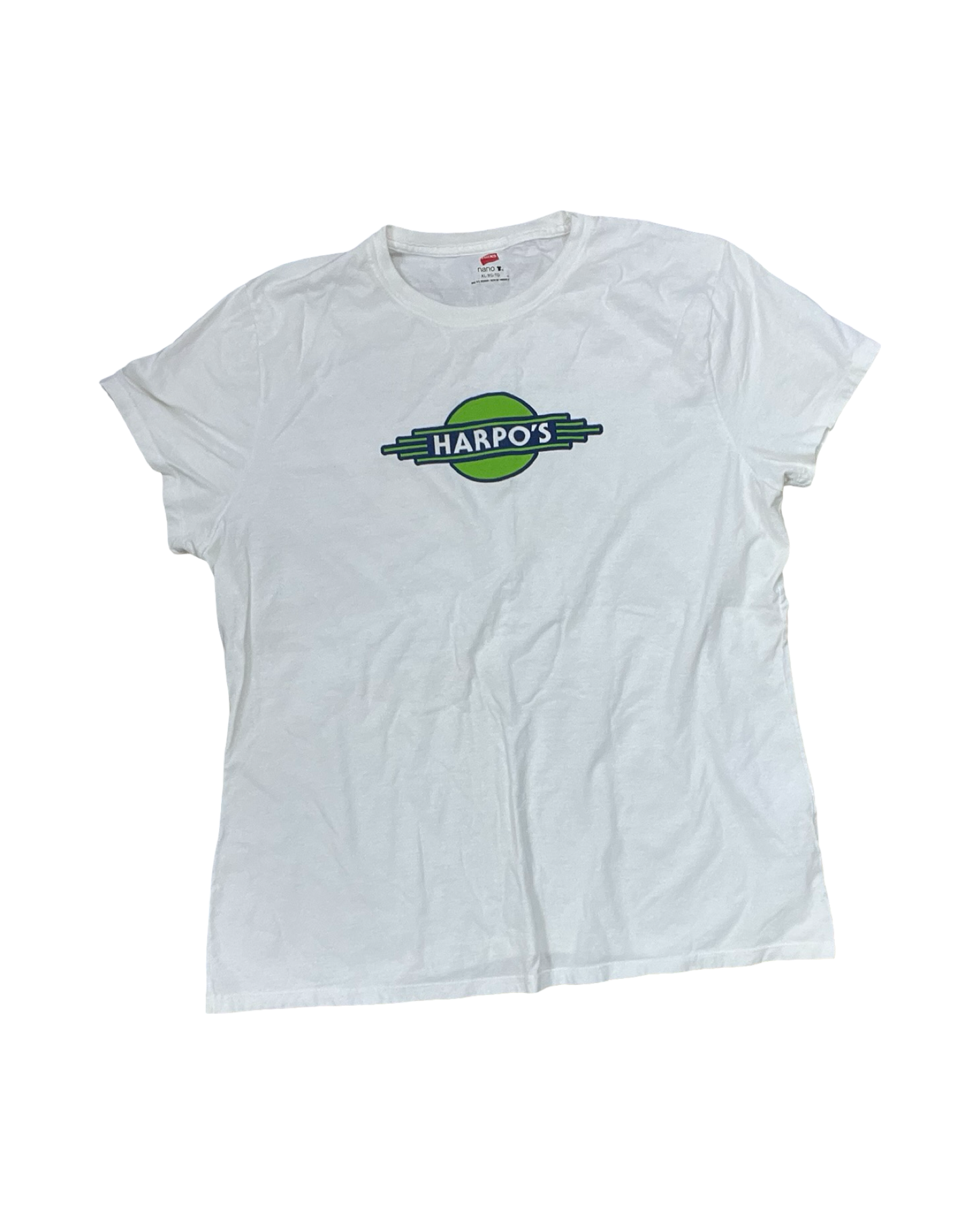 Top Ss Basic By Hanes In White, Size:Xl