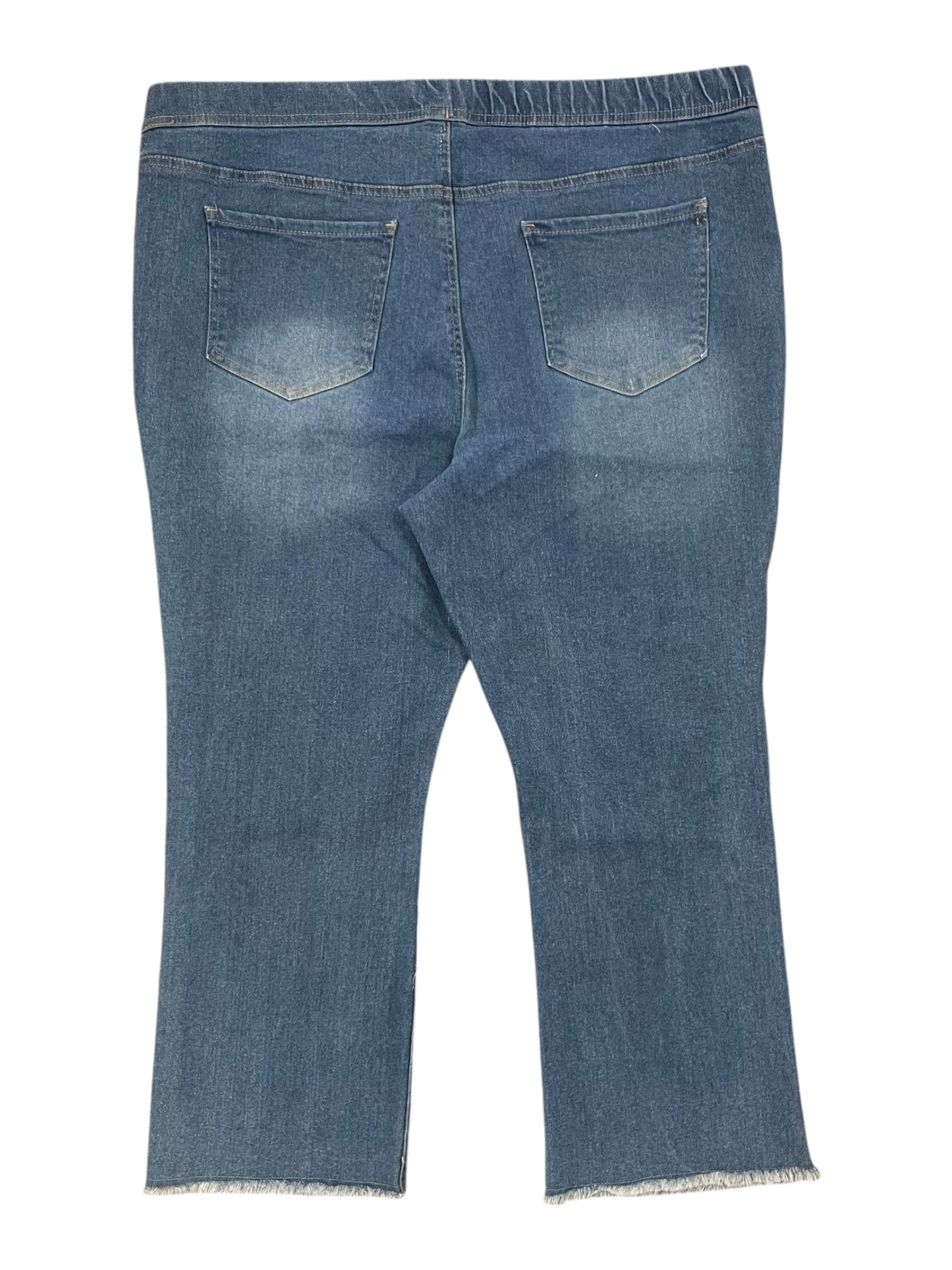 Jeans Jeggings By Just Be In Blue Denim, Size:20