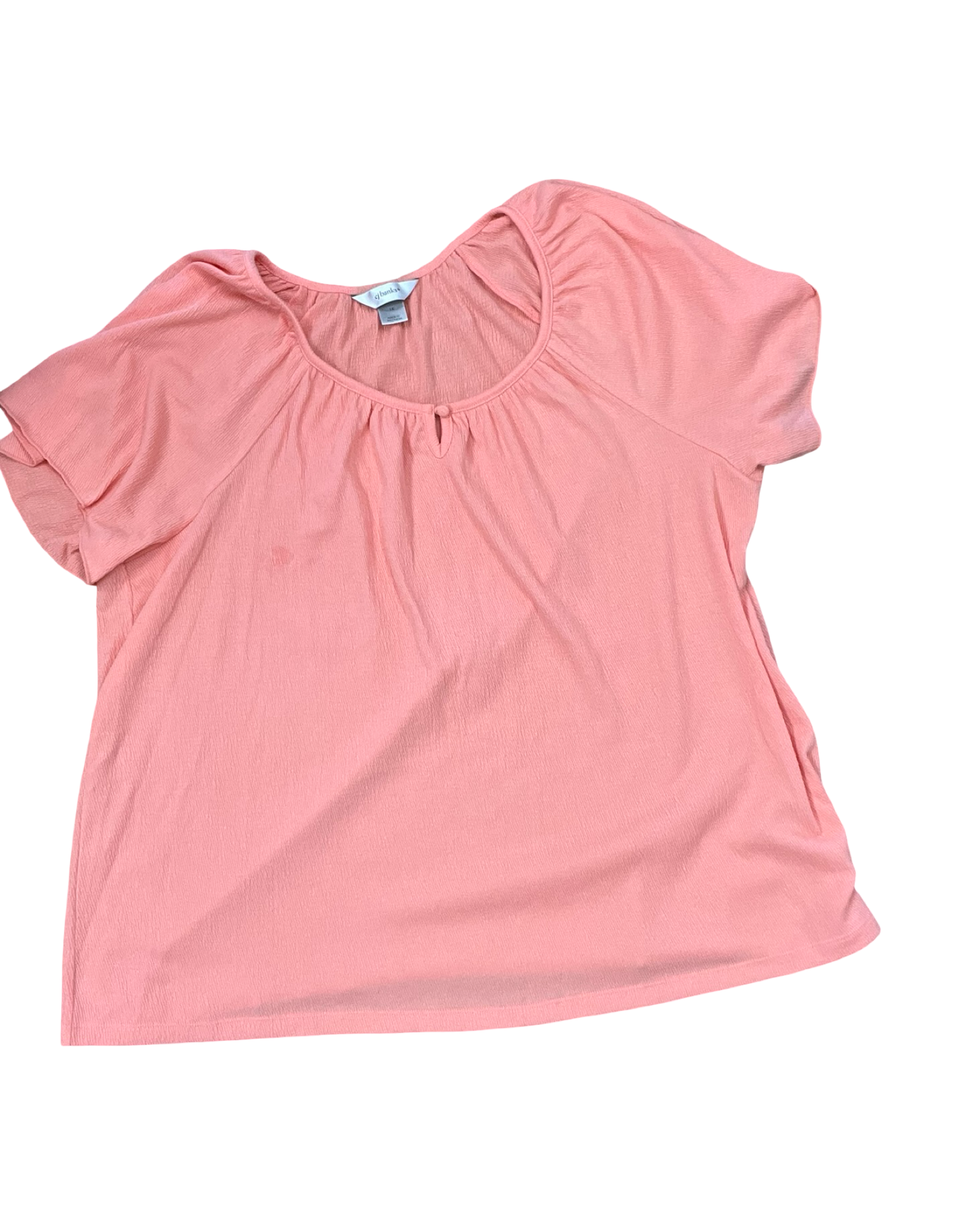 Top Ss By Cj Banks In Orange, Size:1X