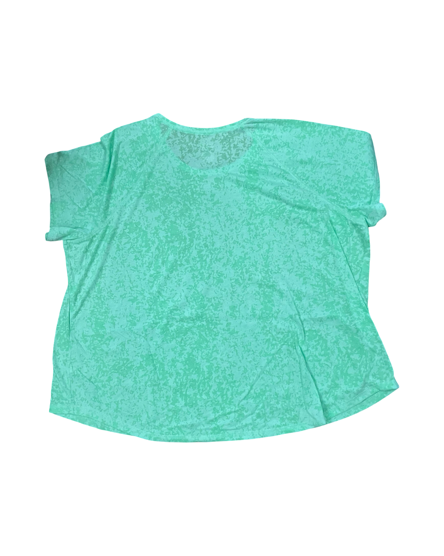 Athletic Top Ss By Tek Gear In Green, Size:3X