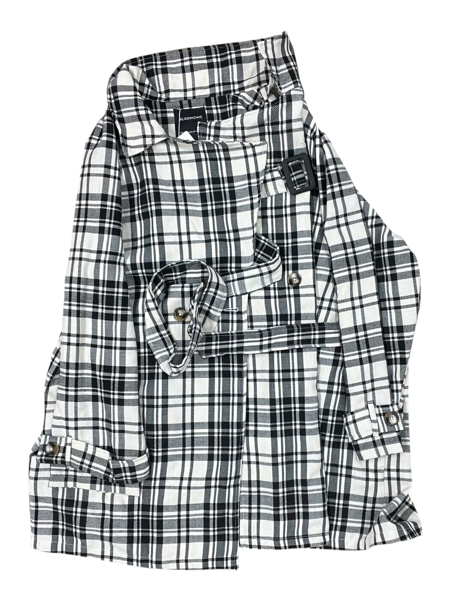 Jacket Other By Bloomchic In Black & White, Size:3X