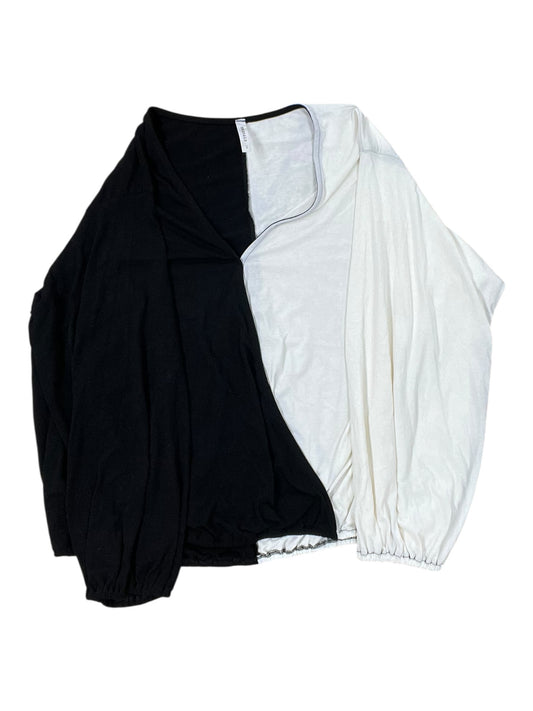 Top Ls By Emerald In Black & White, Size:2X