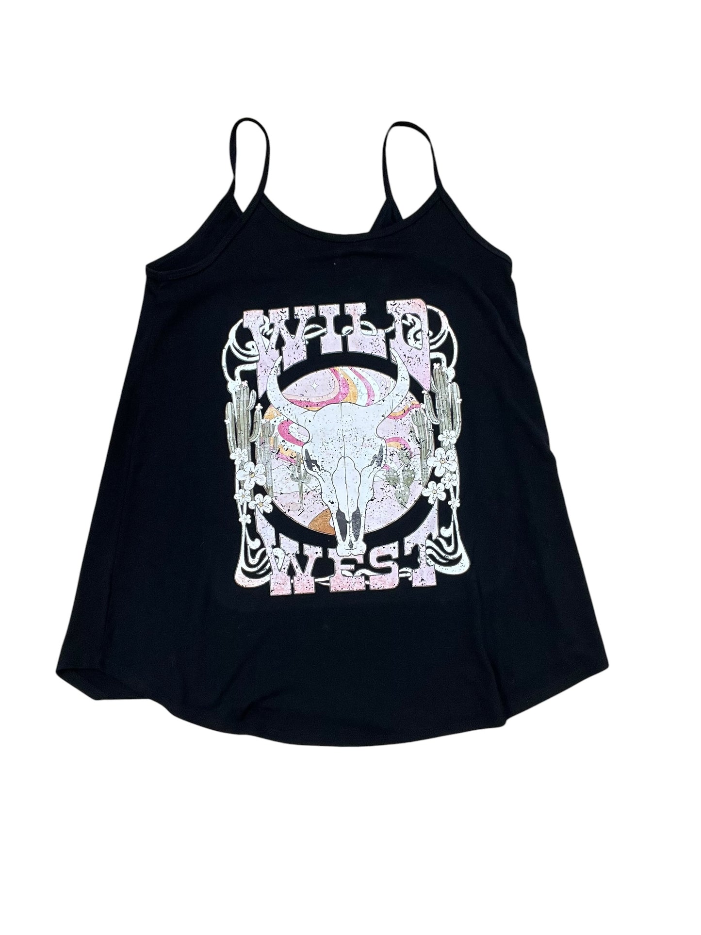 Top Sleeveless By Zenana In Black, Size:M