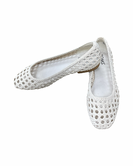 Shoes Flats By Toms In Cream, Size:7.5
