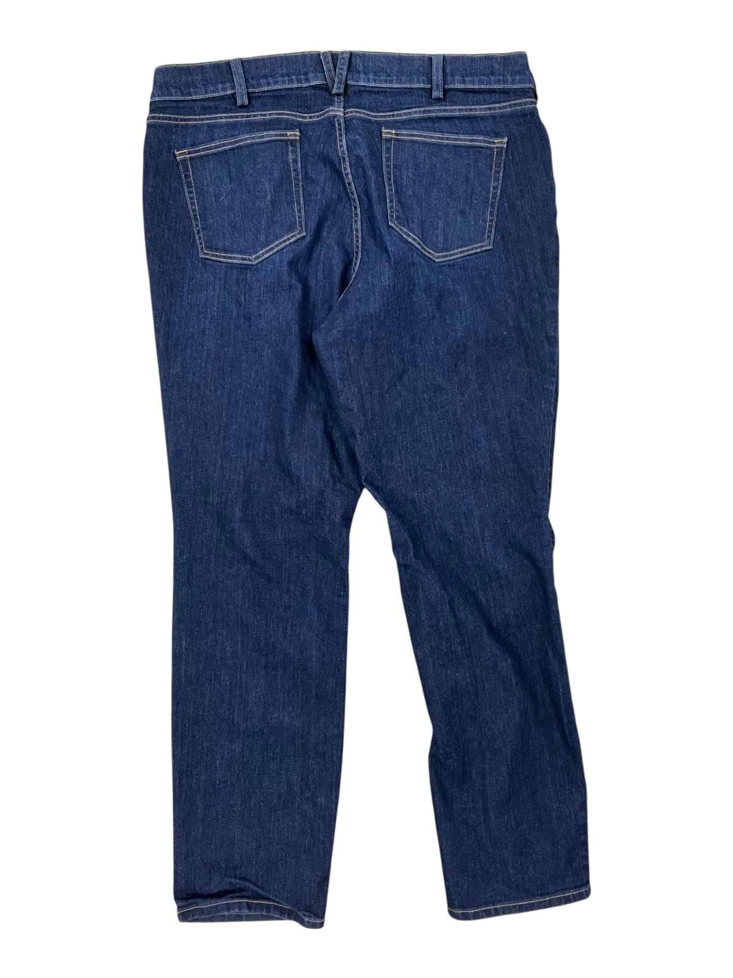 Jeans Straight By Duluth Trading In Blue Denim, Size:16