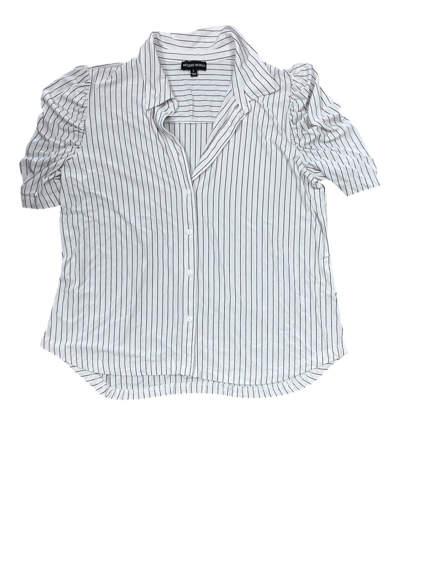 Top Ss By Modern Works In Black & White, Size:L