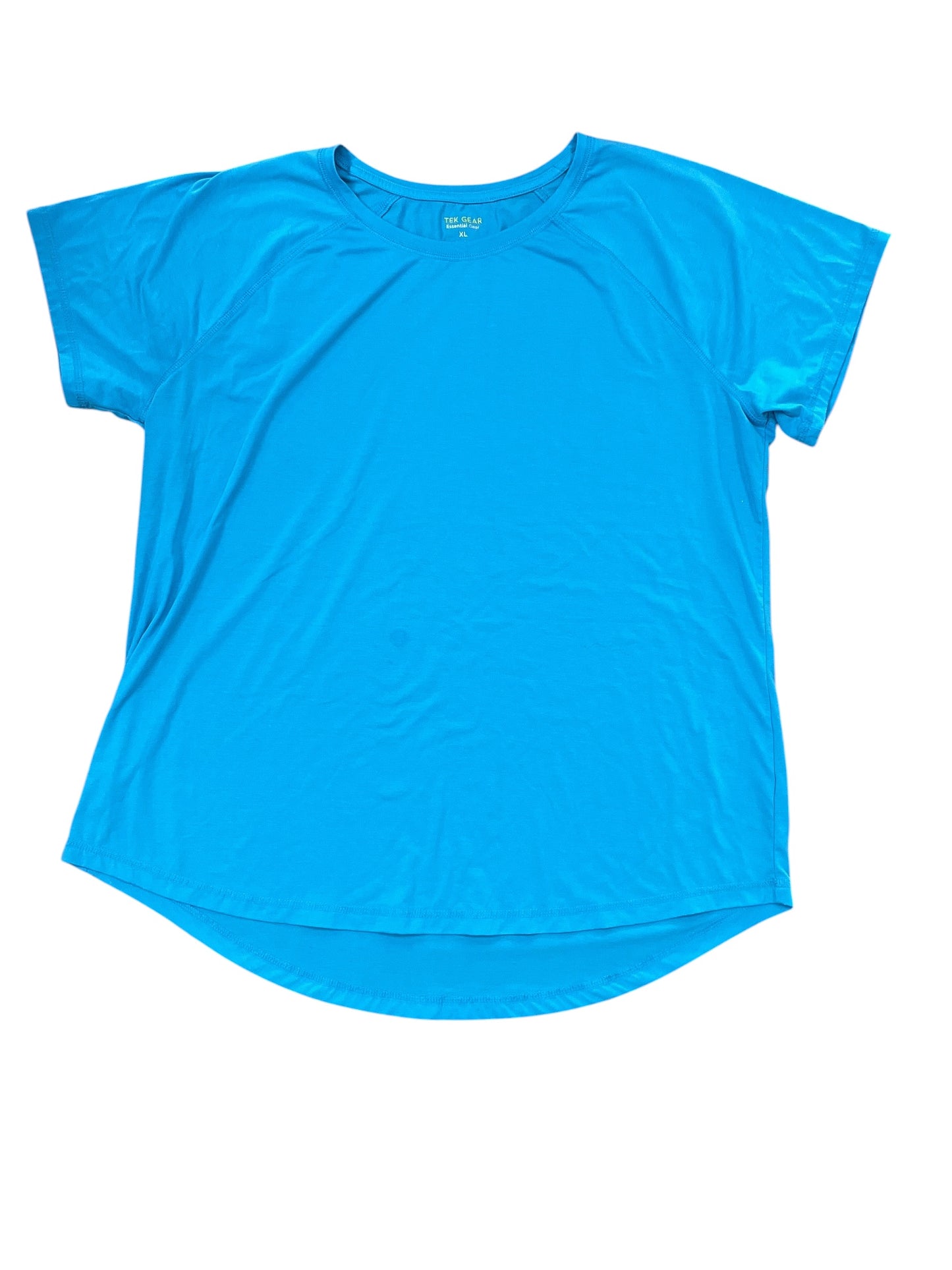 Athletic Top Ss By Tek Gear In Blue, Size:Xl
