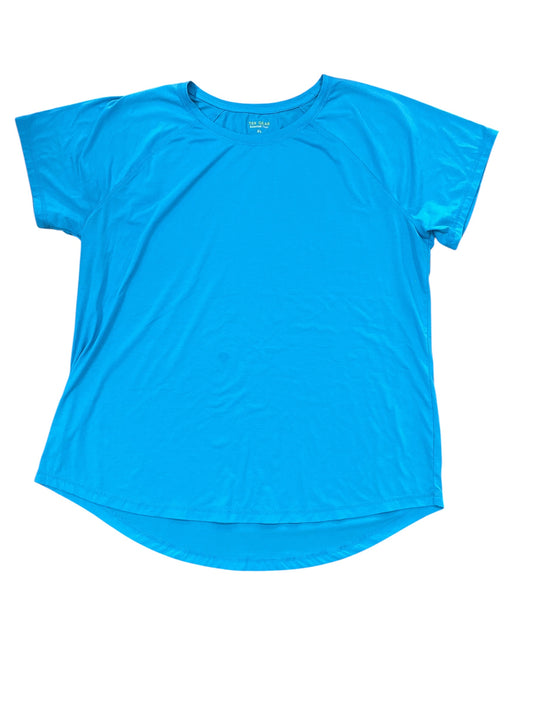 Athletic Top Ss By Tek Gear In Blue, Size:Xl