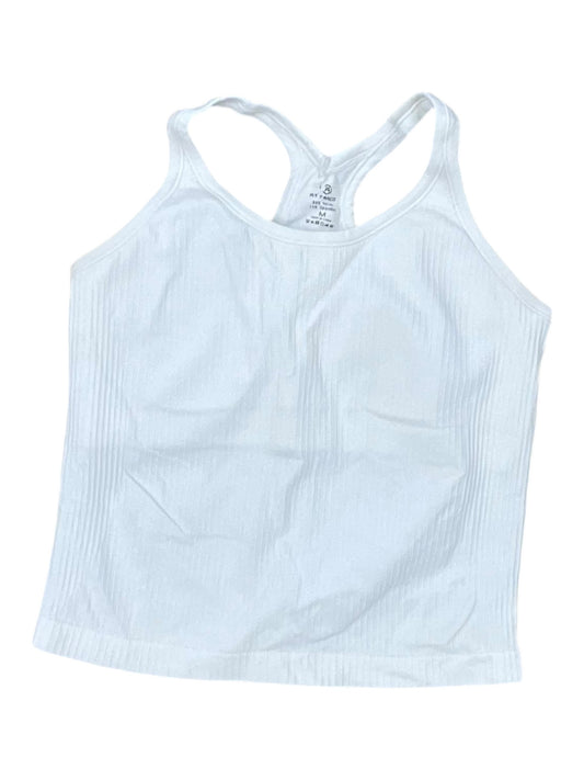 Athletic Tank Top By Clothes Mentor In White, Size:M