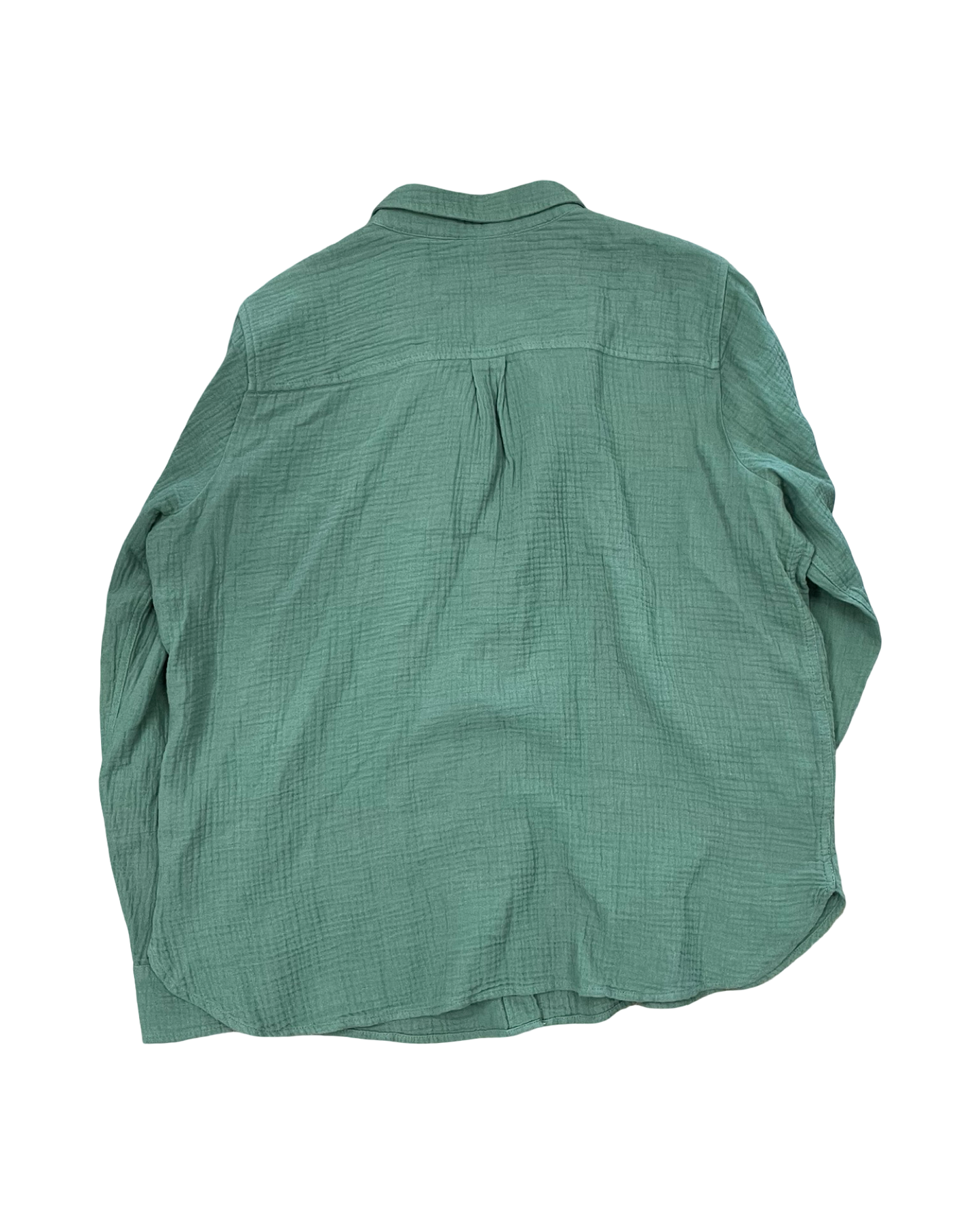 Blouse Ls By J. Crew In Green, Size:Xl