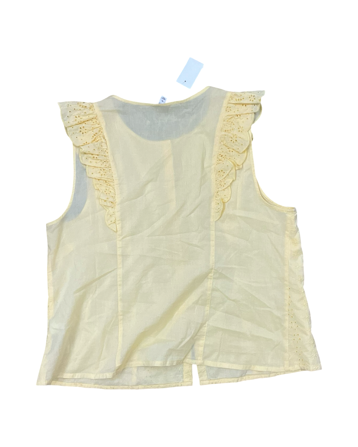 Blouse Ss By J. Crew In Yellow, Size:Xl
