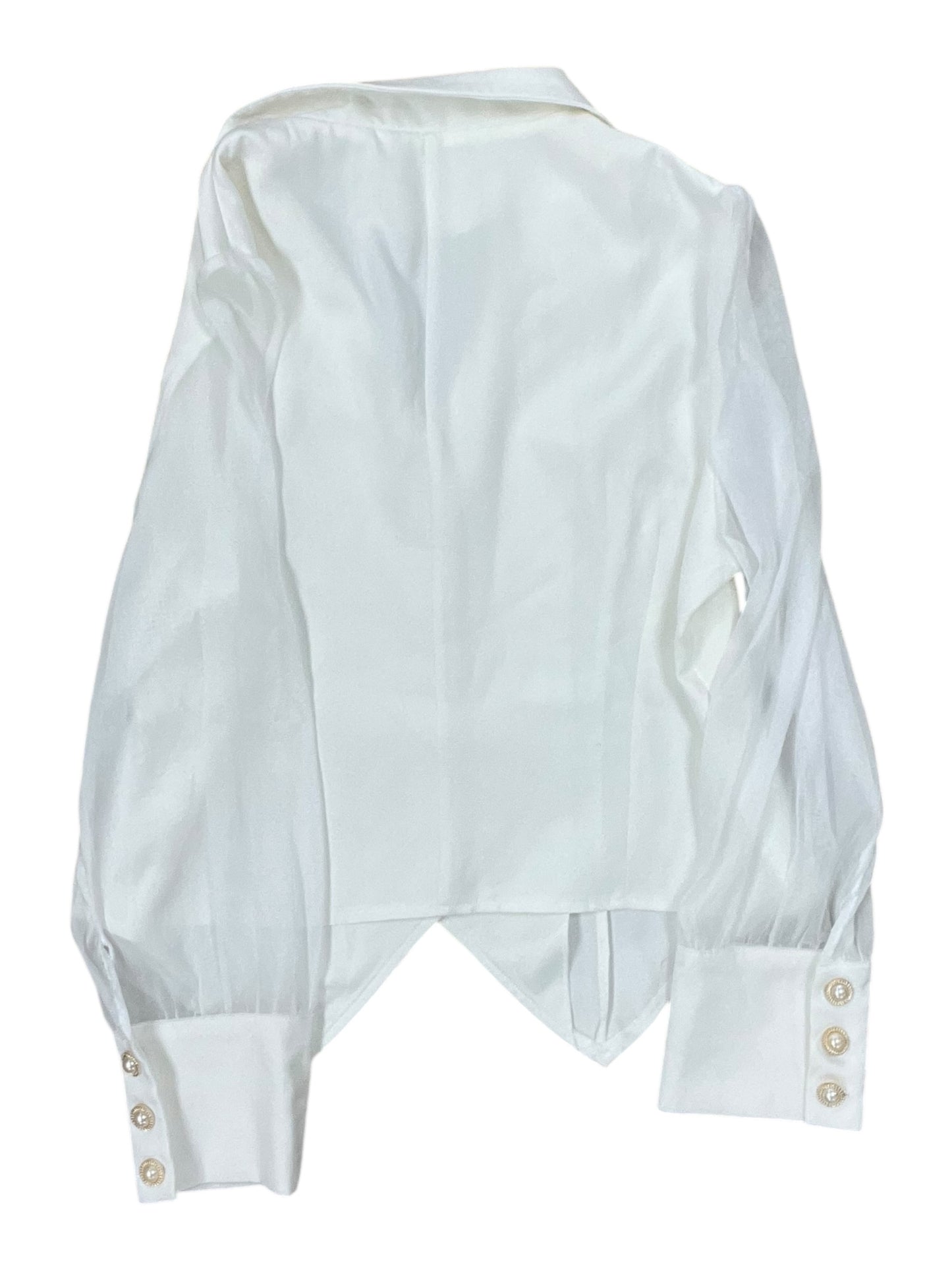 Top Ls By Clothes Mentor In White, Size:2X
