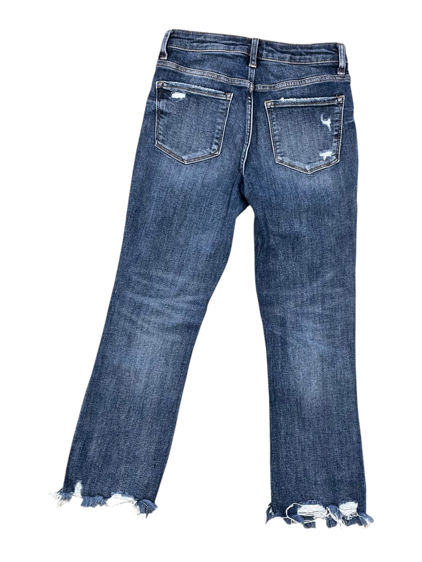 Jeans Cropped By Vervet In Blue Denim, Size:4