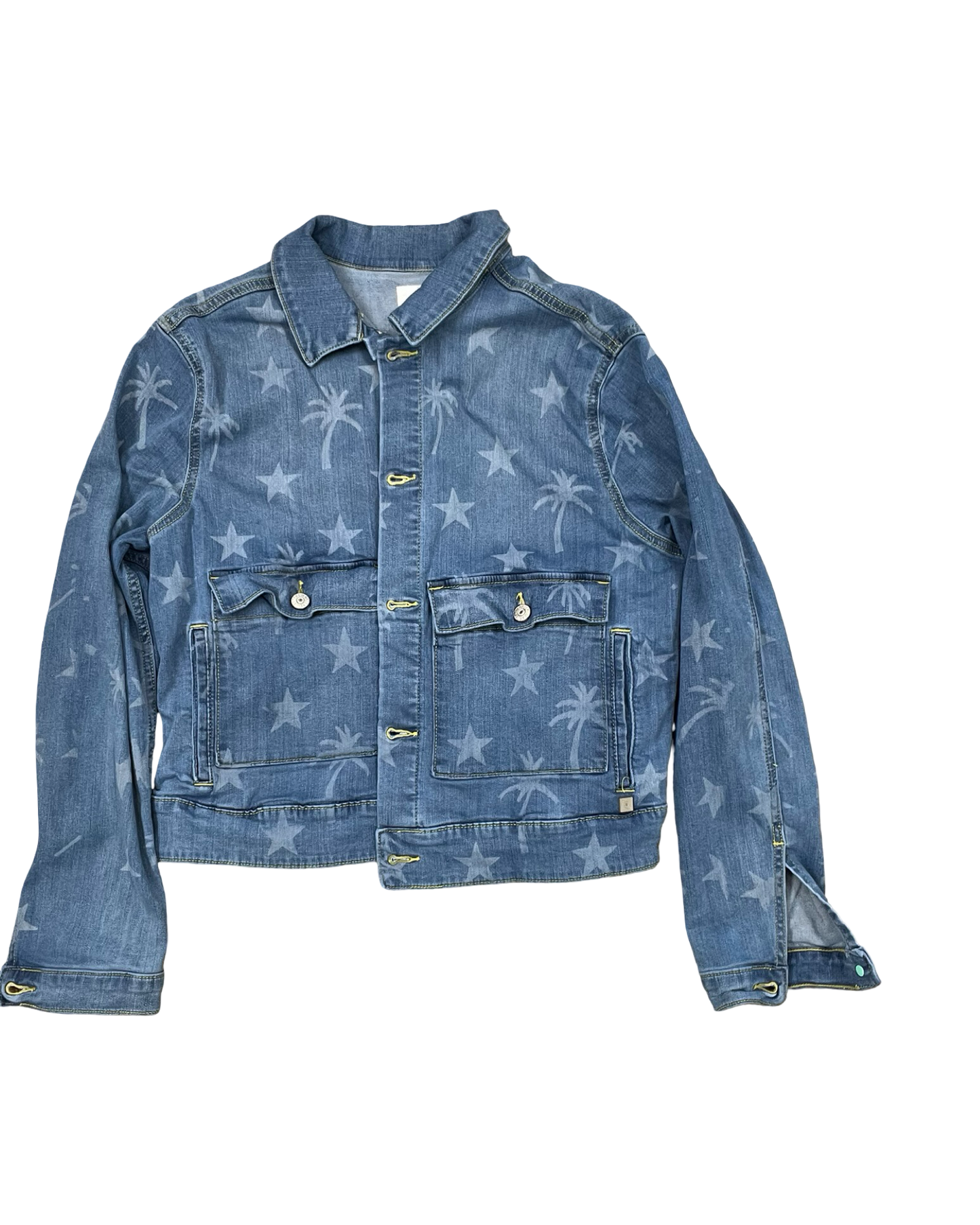 Jacket Denim By Lularoe In Blue Denim, Size:Xl