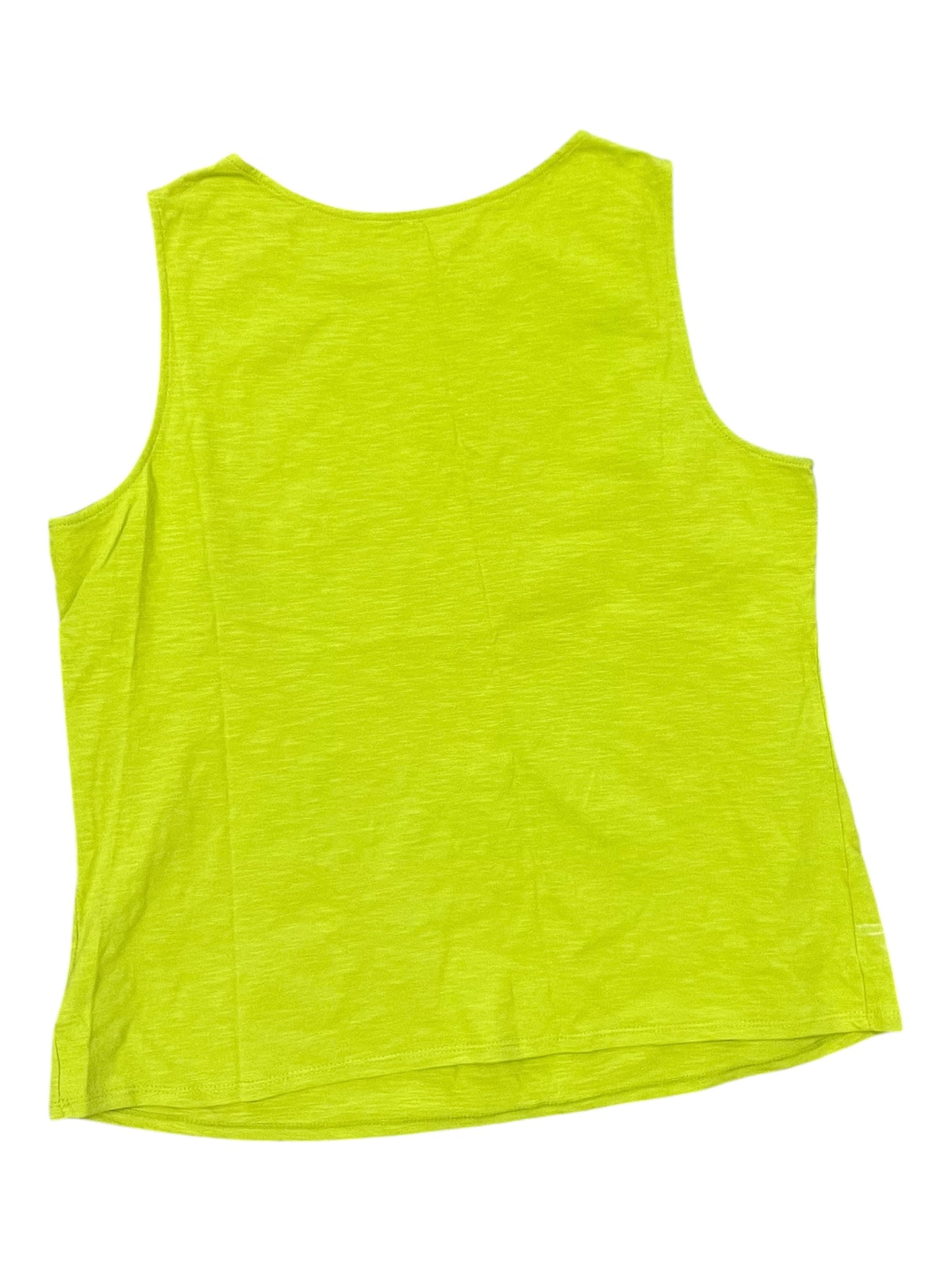 Top Sleeveless By Coldwater Creek In Green, Size:Xl
