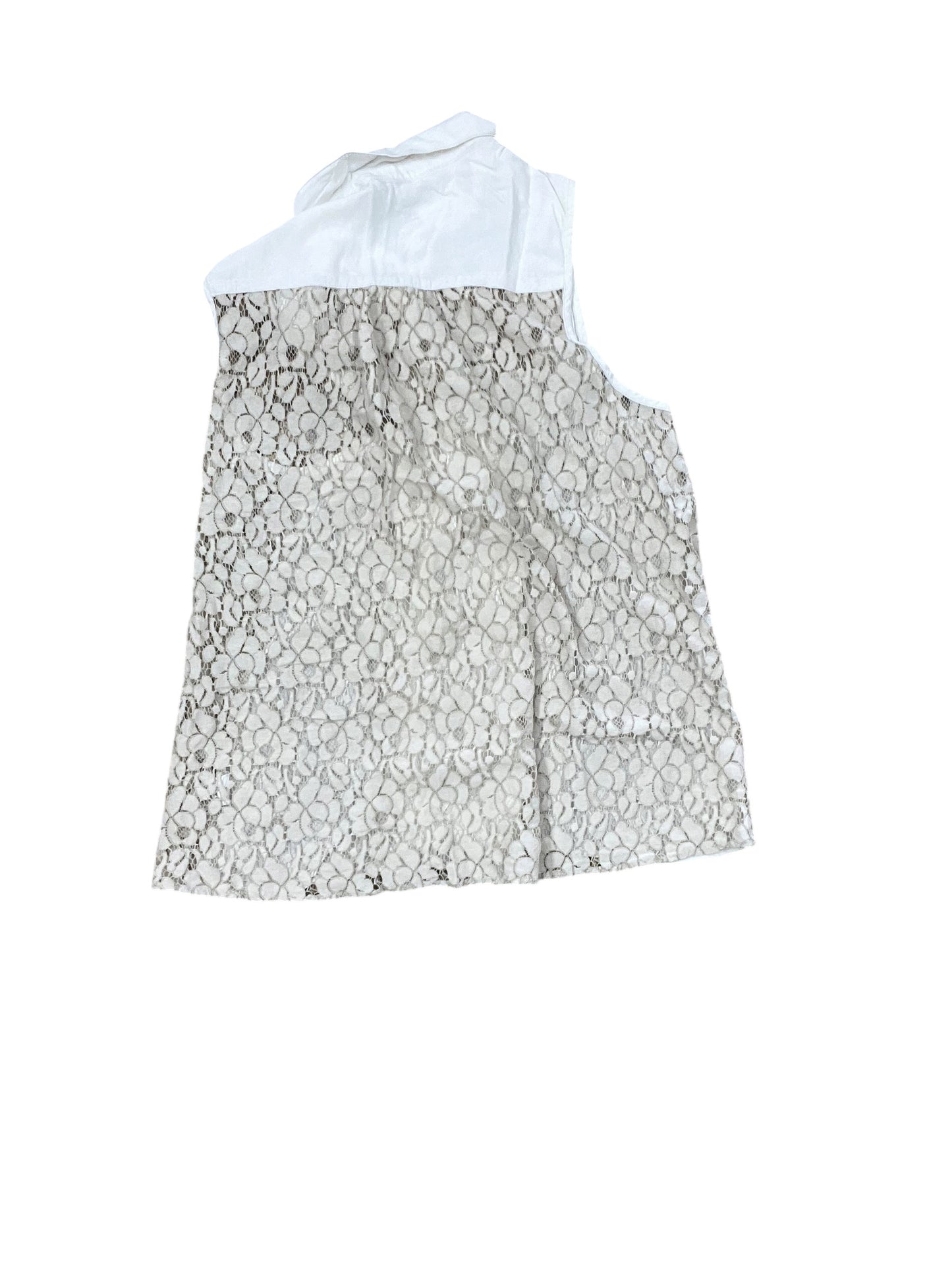 Top Sleeveless By Maurices In Cream, Size:Xl