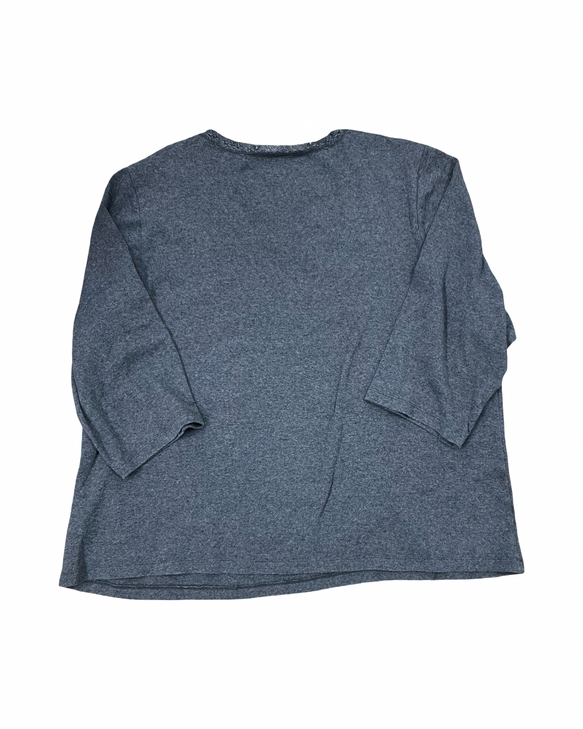 Top Ls By Laura Ashley In Grey, Size:3X