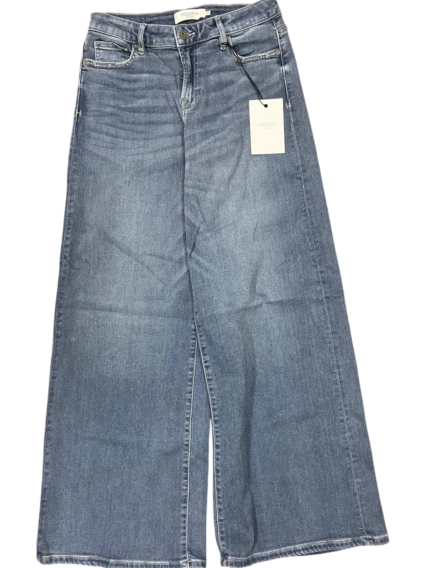 Jeans Wide Leg By Hidden In Blue Denim, Size:4