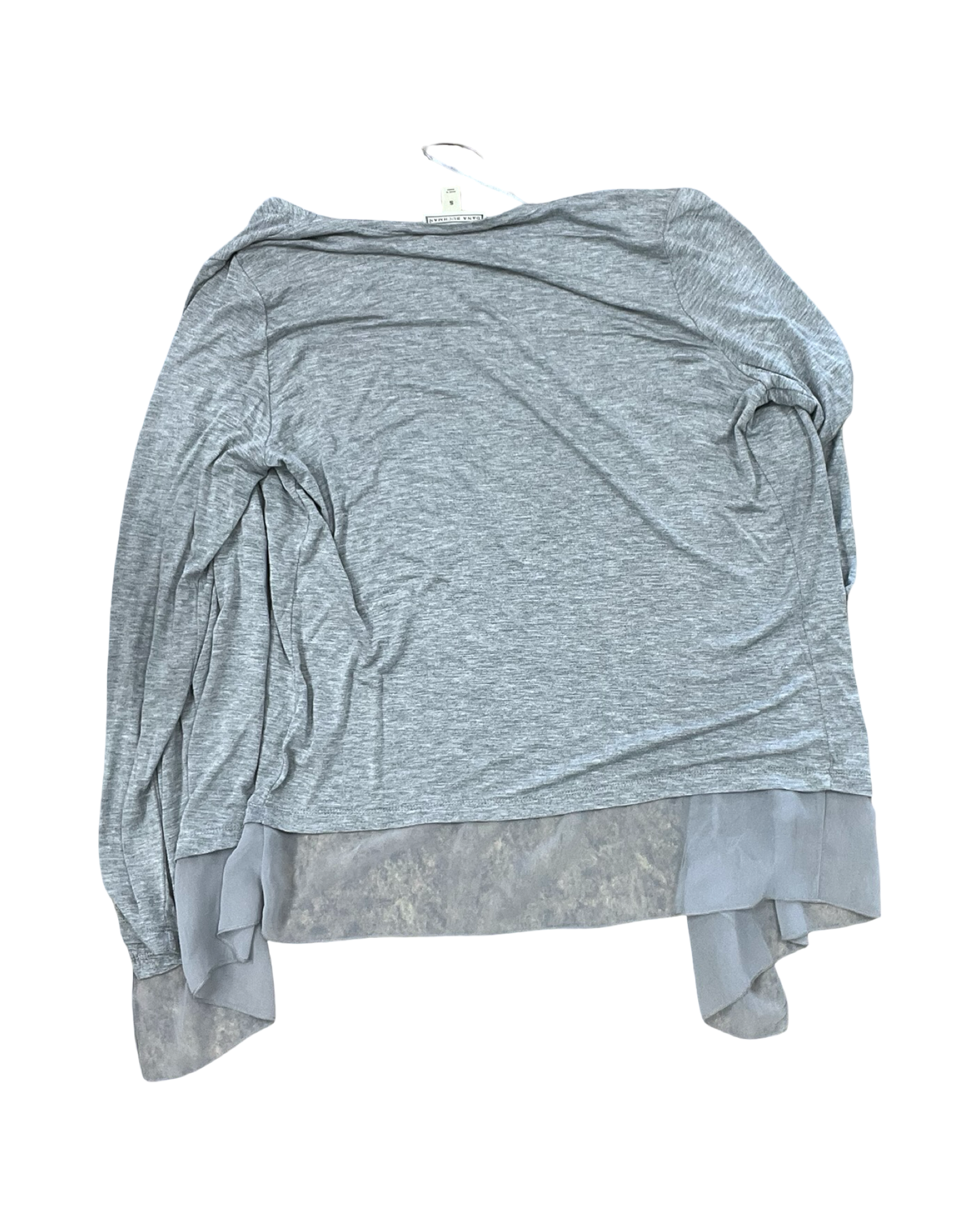 Cardigan By Dana Buchman In Grey, Size:S