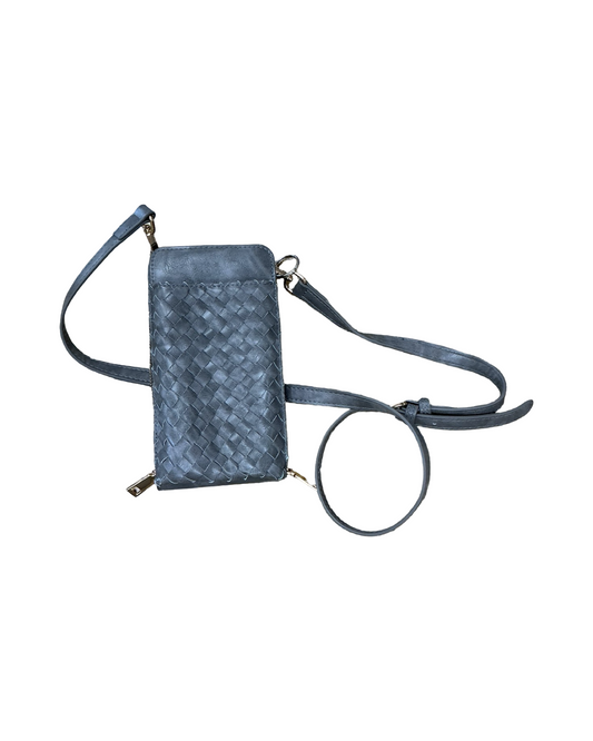 Crossbody By Clothes Mentor In Grey, Size:Small