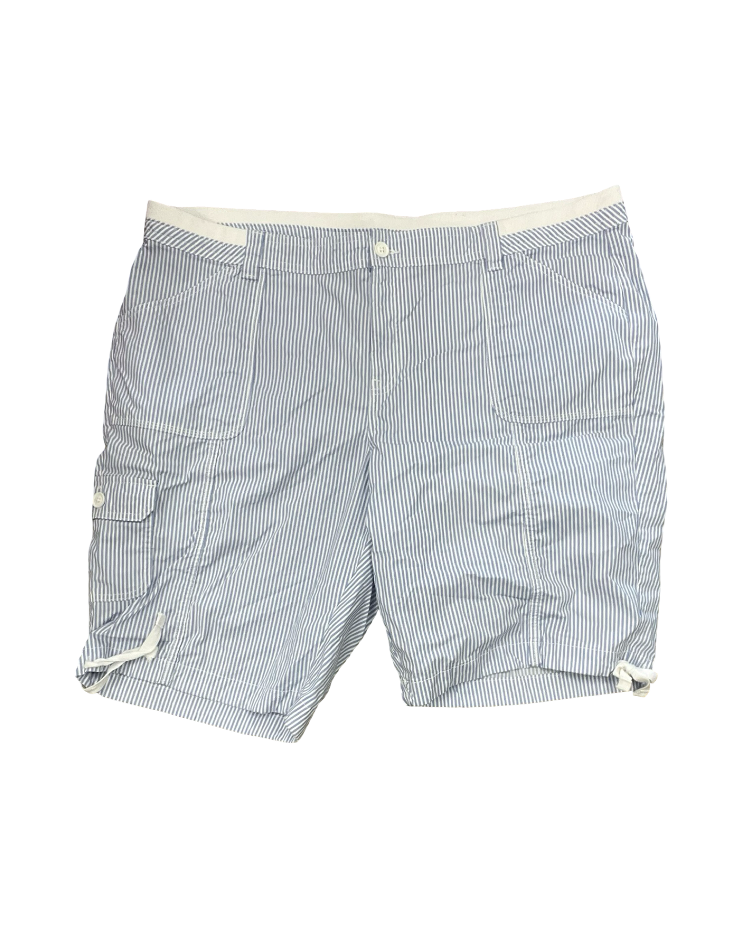 Shorts By St Johns Bay In Blue & White, Size:22