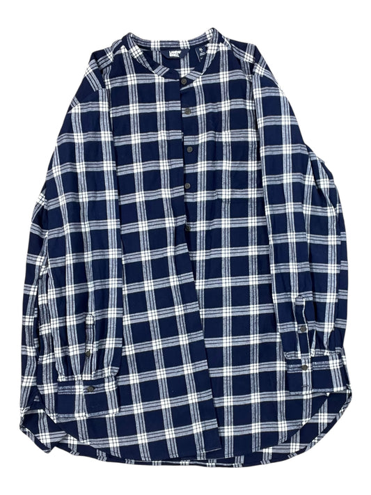 Top Ls By Lands End In Blue & White, Size:Xl