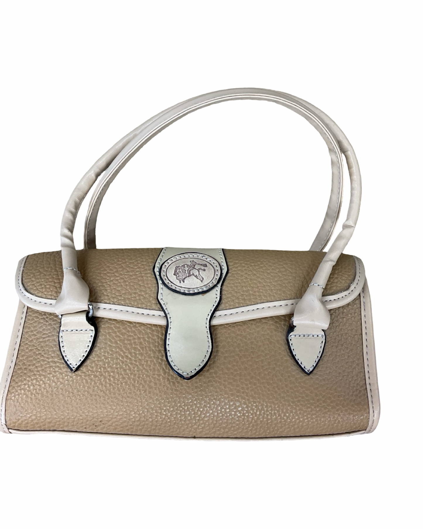 Handbag By Clothes Mentor In Tan, Size:Medium