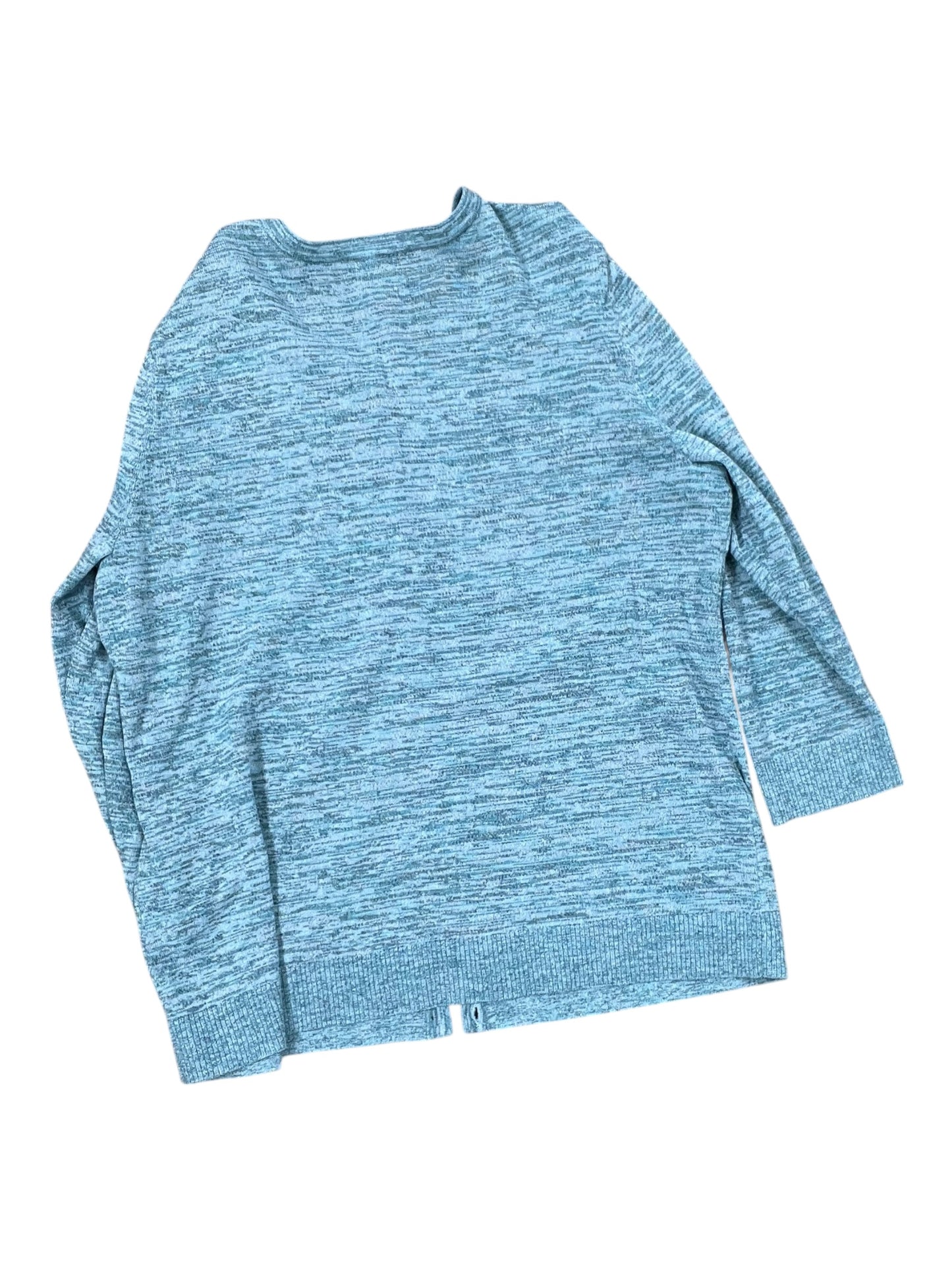 Cardigan By Christopher And Banks In Teal, Size:Xl