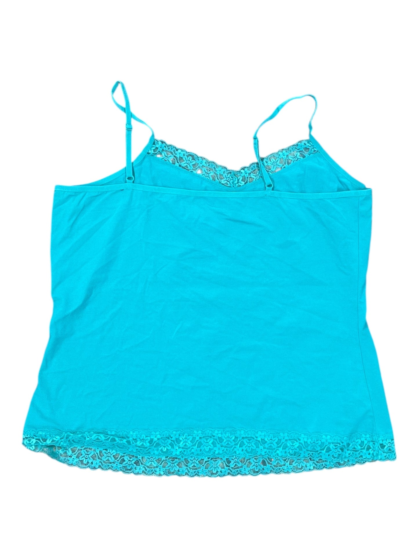 Top Cami By Christopher And Banks In Teal, Size:Xl