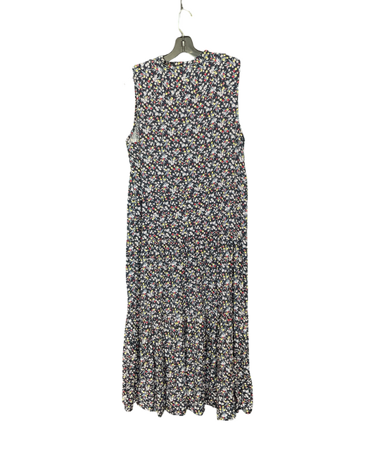 Dress Casual Maxi By Chaps In Navy, Size:L