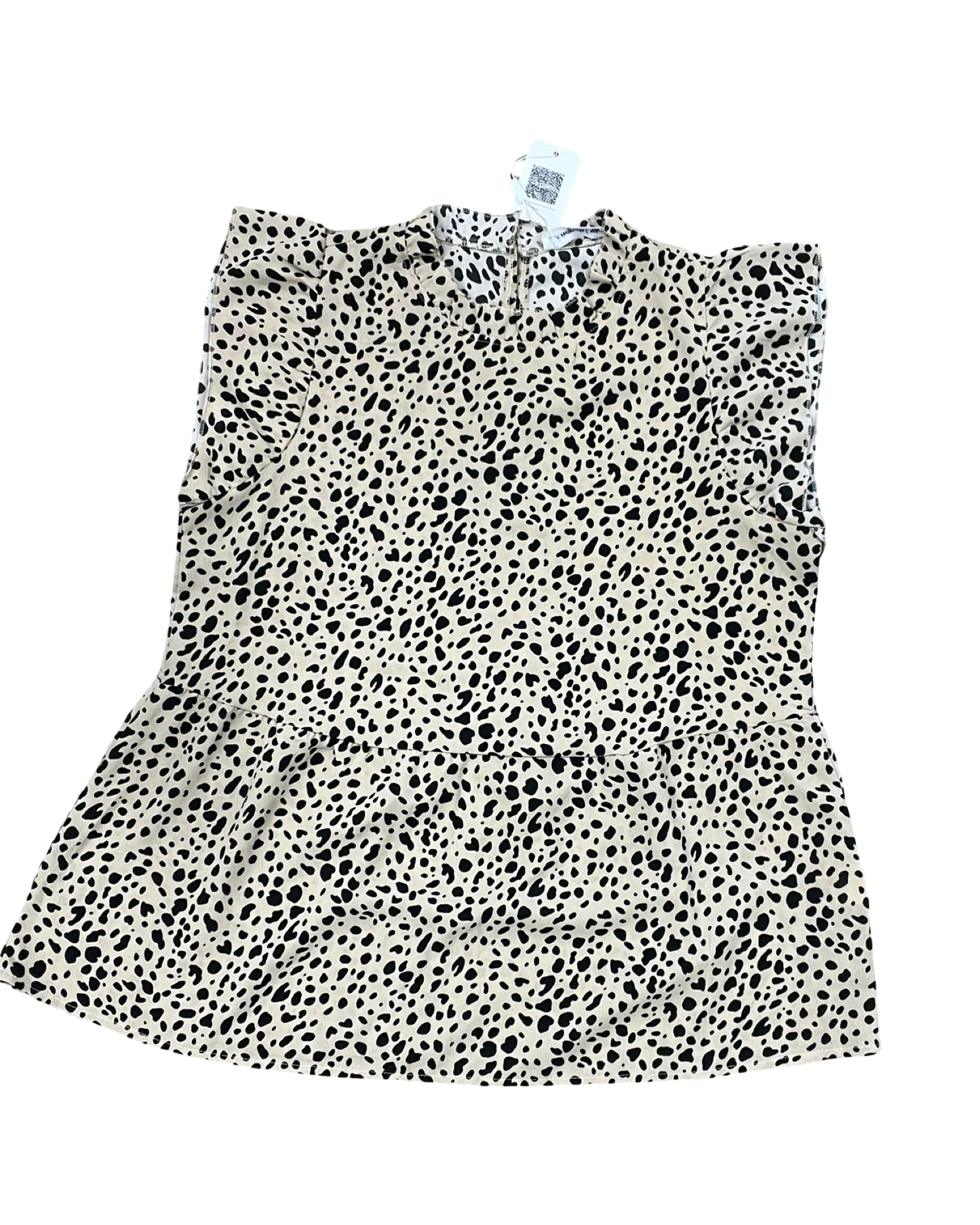 Top Ss By Angashion In Animal Print, Size:L