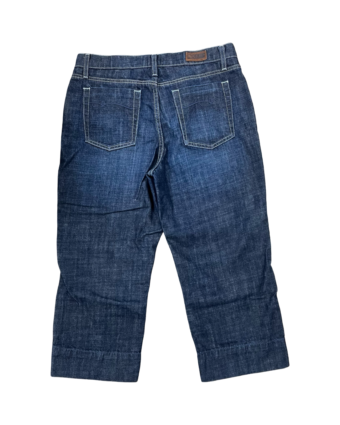 Jeans Cropped By Clothes Mentor In Blue Denim, Size:10