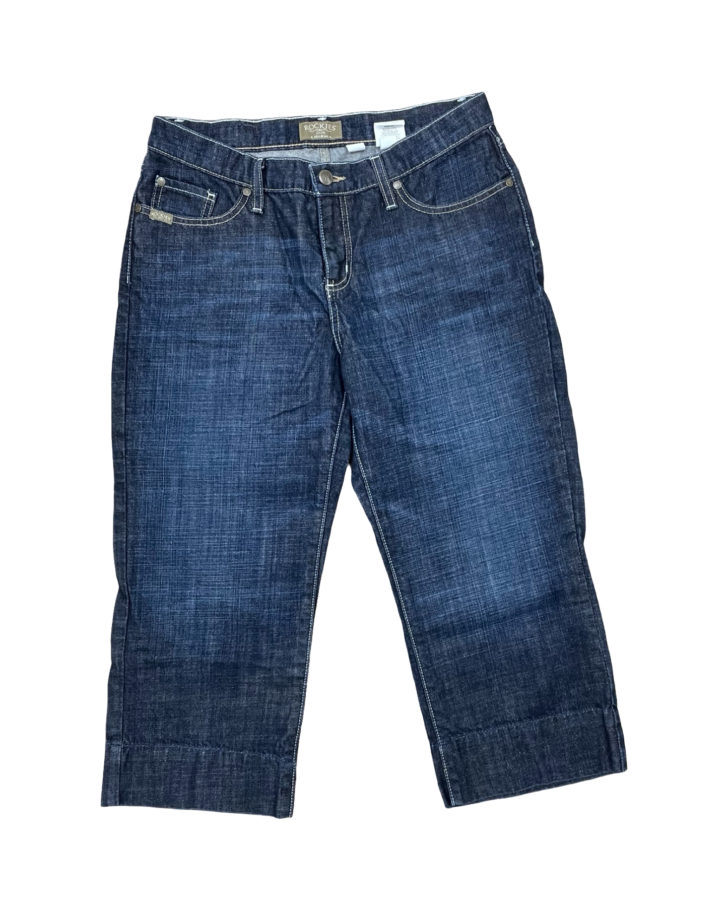 Jeans Cropped By Clothes Mentor In Blue Denim, Size:10