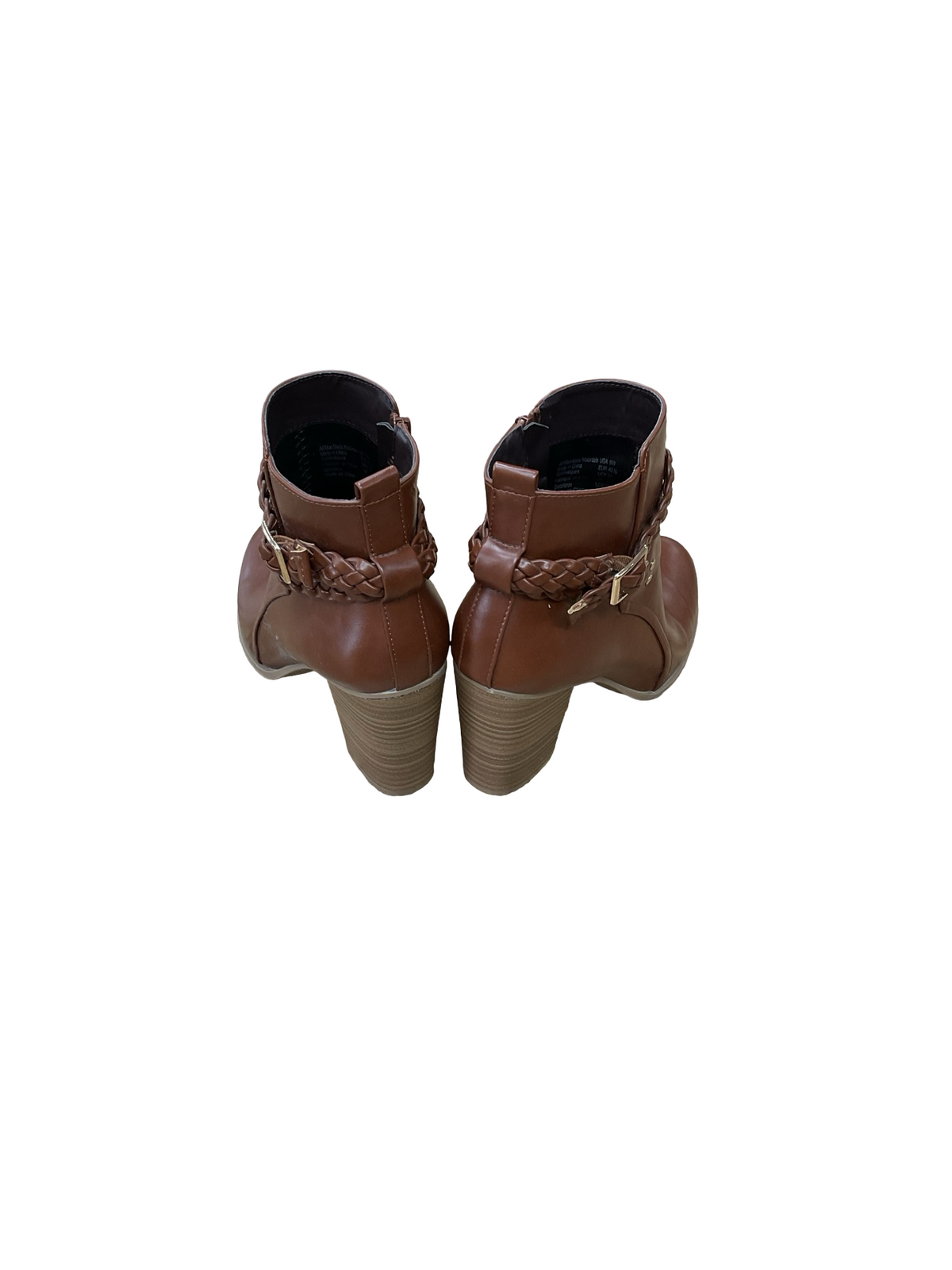 Boots Ankle Heels By American Eagle In Brown, Size:9