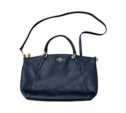 Handbag Designer By Coach In Black, Size:Medium