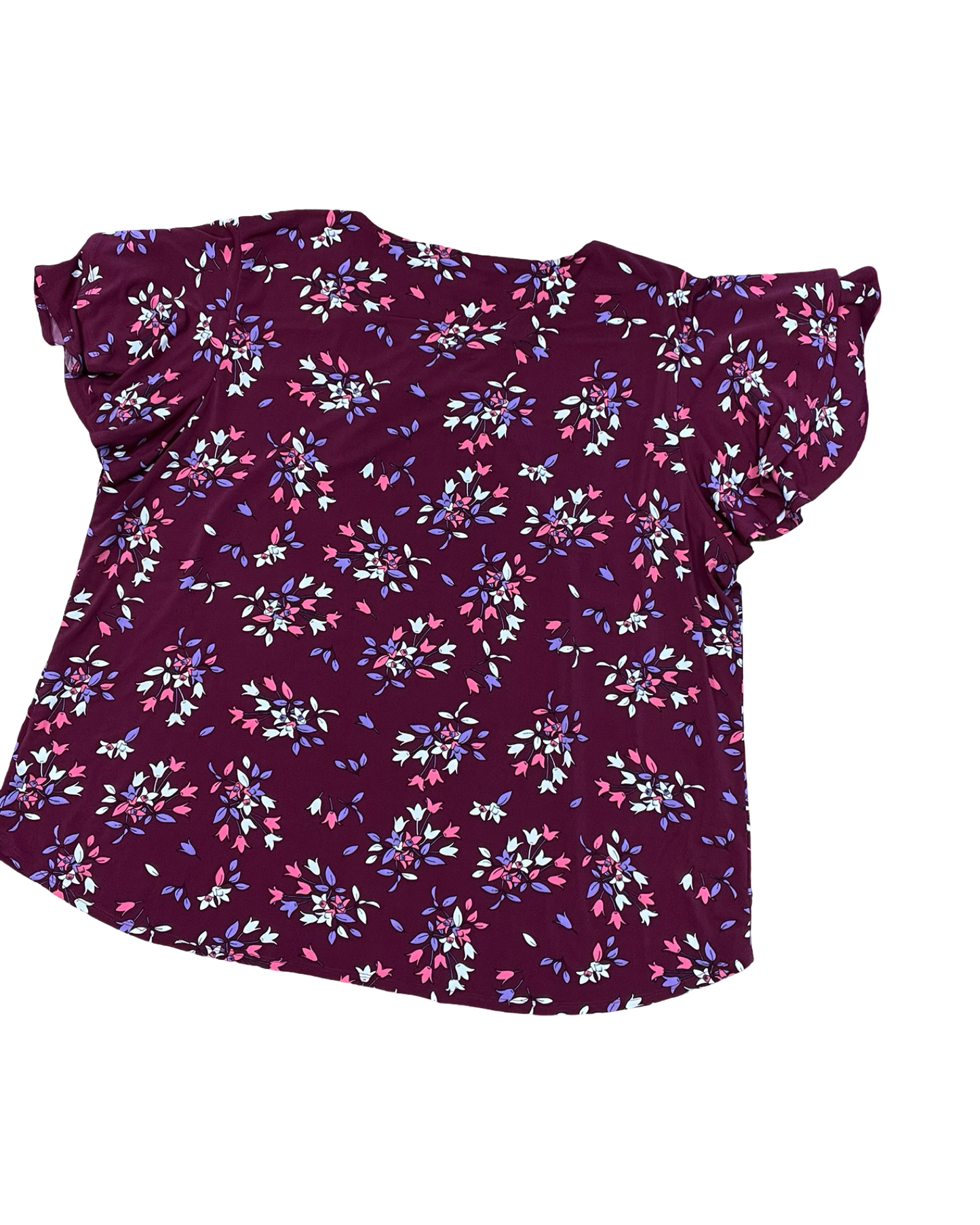 Top Ss By Liz Claiborne In Red, Size:1X