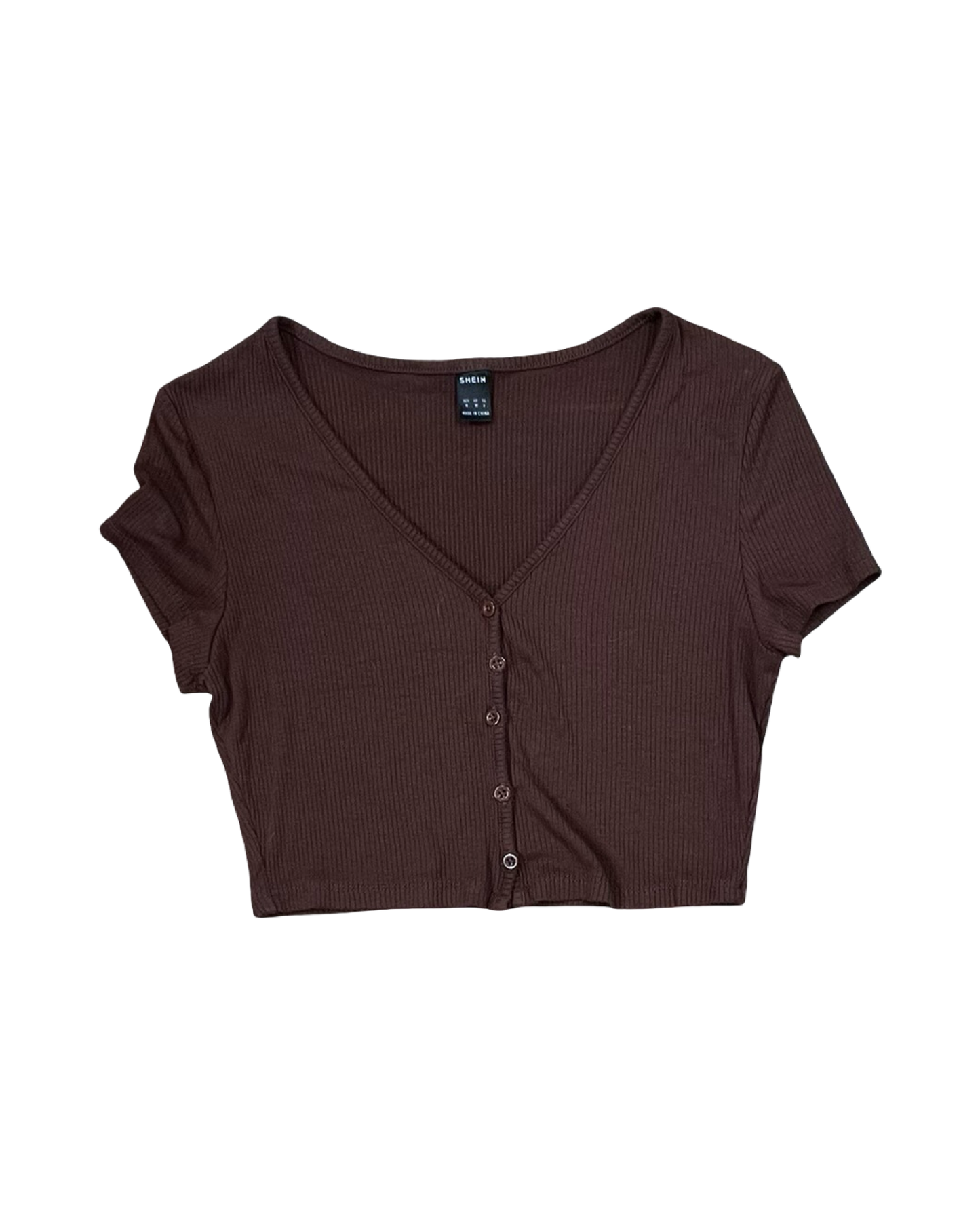 Top Ss By Shein In Brown, Size:M