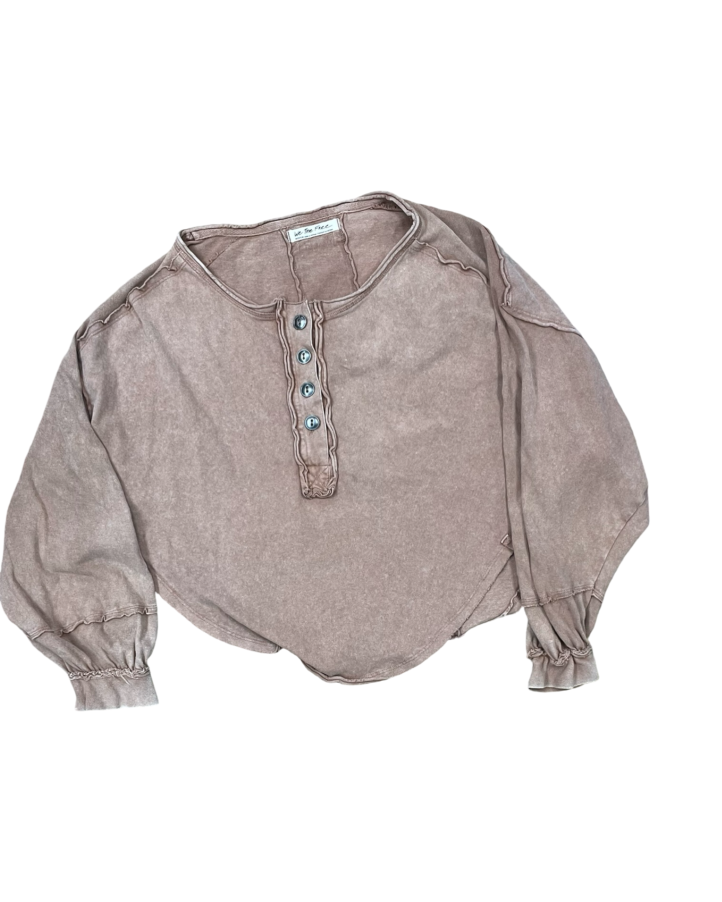 Top Ls By We The Free In Orange, Size:M