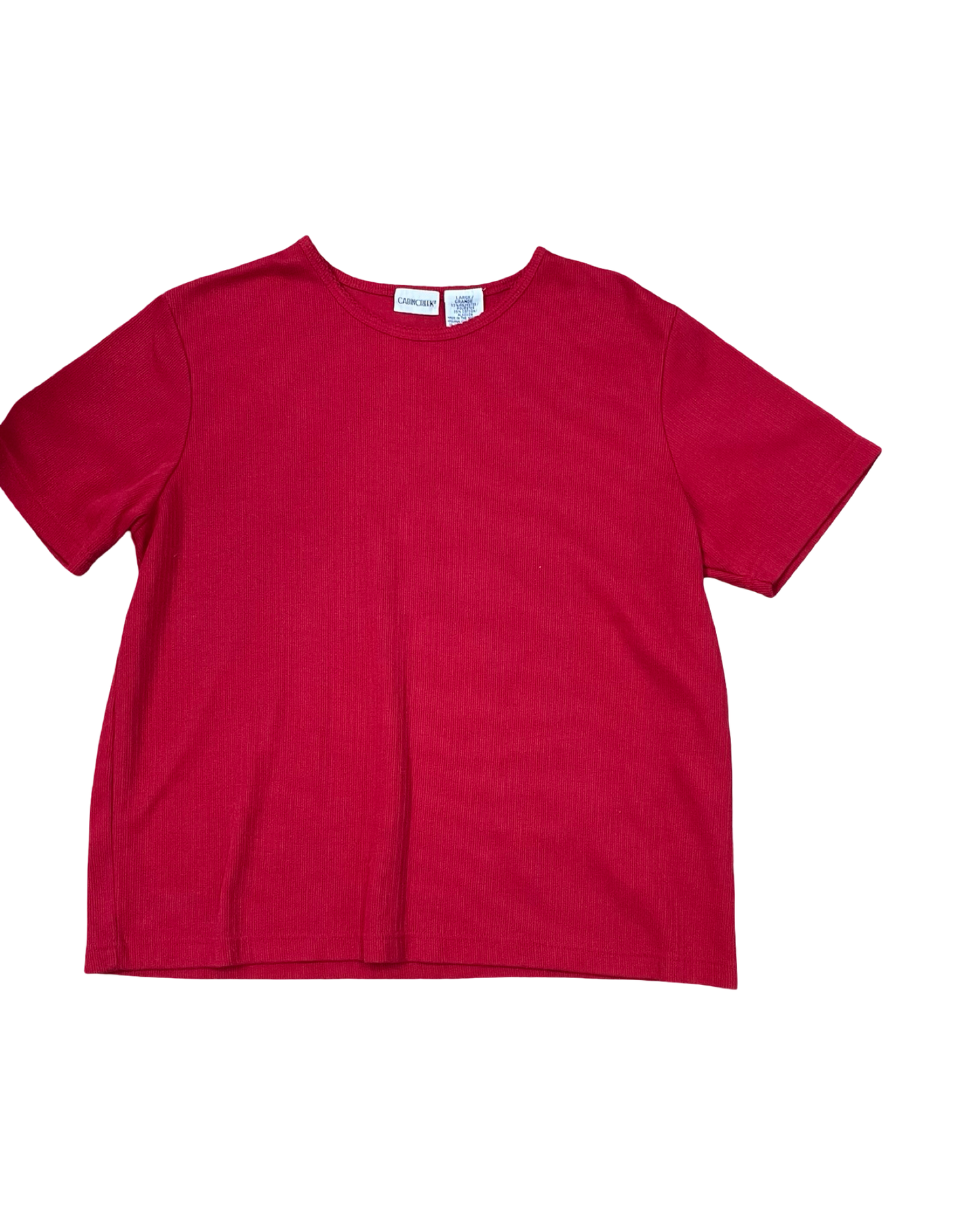 Top Ss By Cabin Creek In Red, Size:L