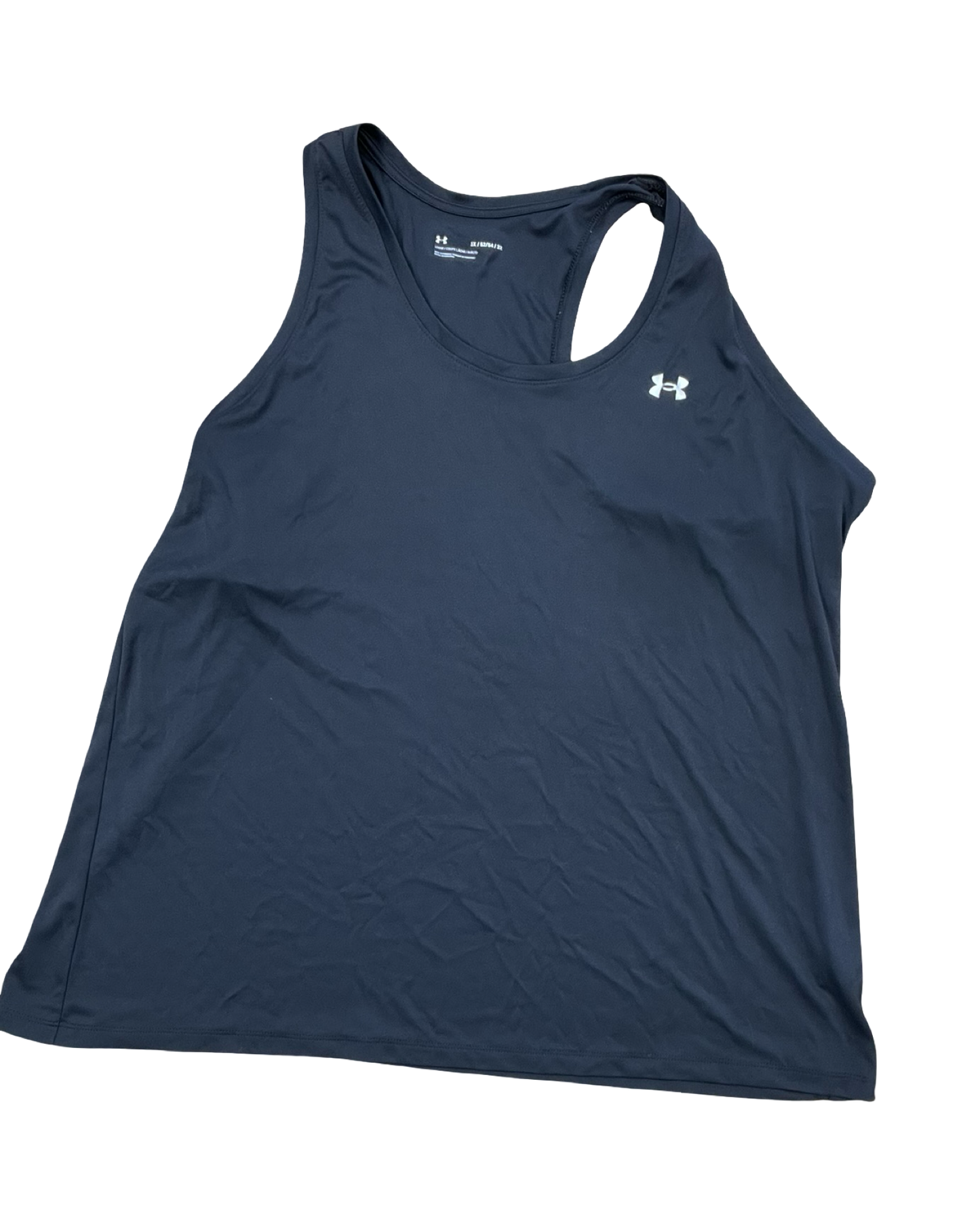 Athletic Tank Top By Under Armour In Black, Size:3X