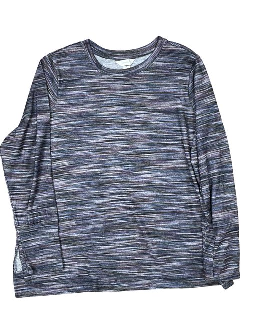 Top Ls By Cj Banks In Blue & Purple, Size:2X