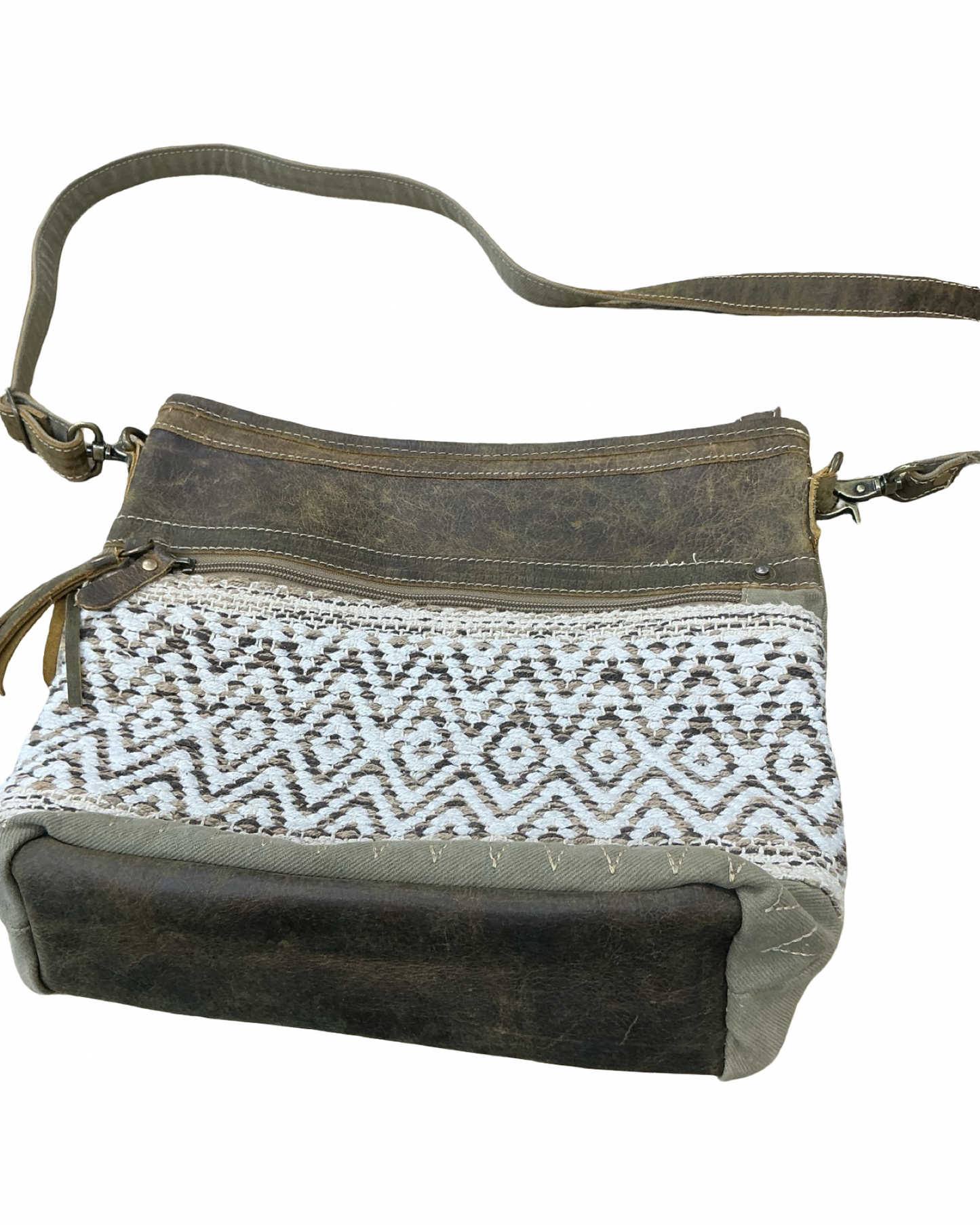 Crossbody By Myra In Brown, Size:Medium