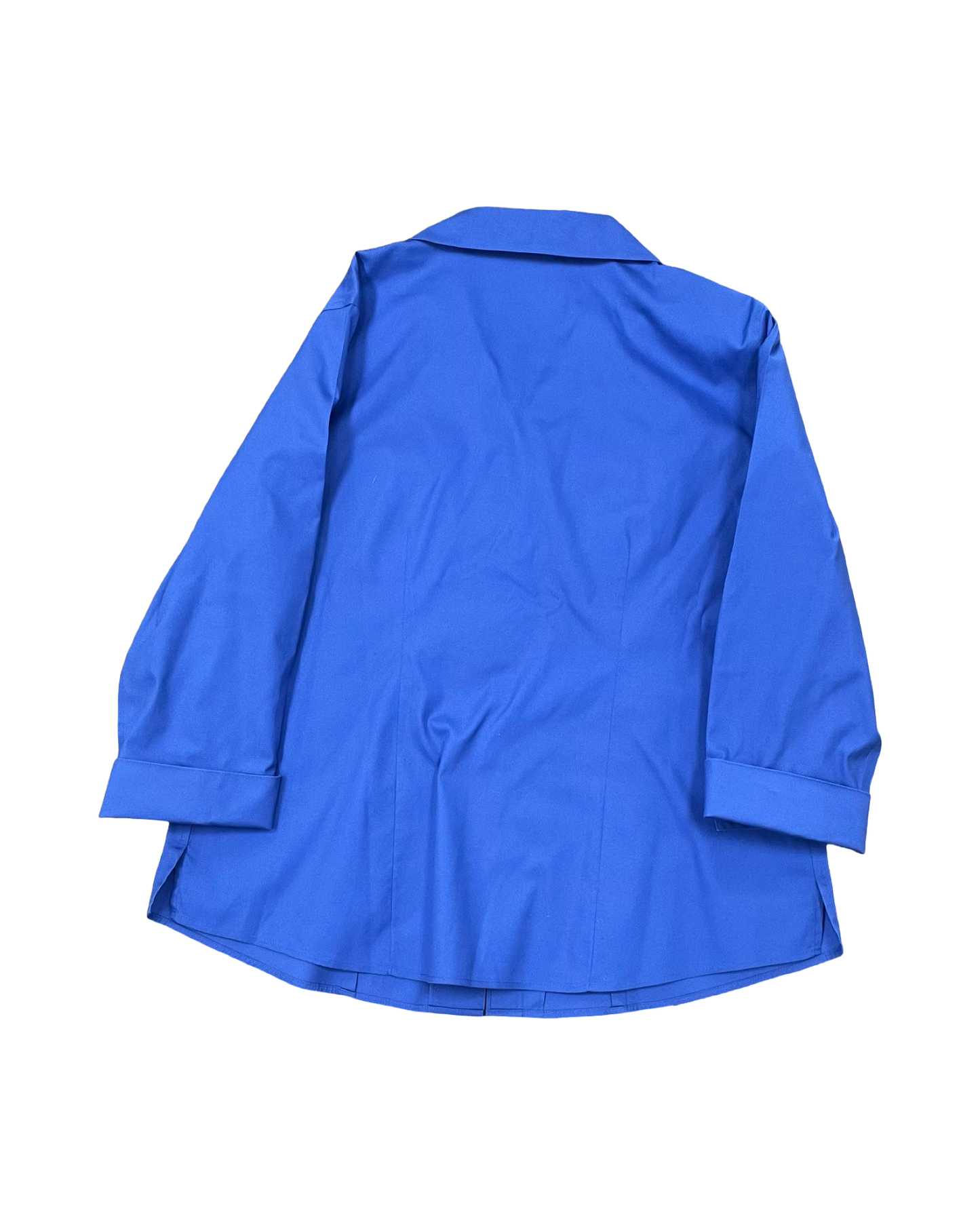Blouse 3/4 Sleeve By Chicos In Blue, Size:M