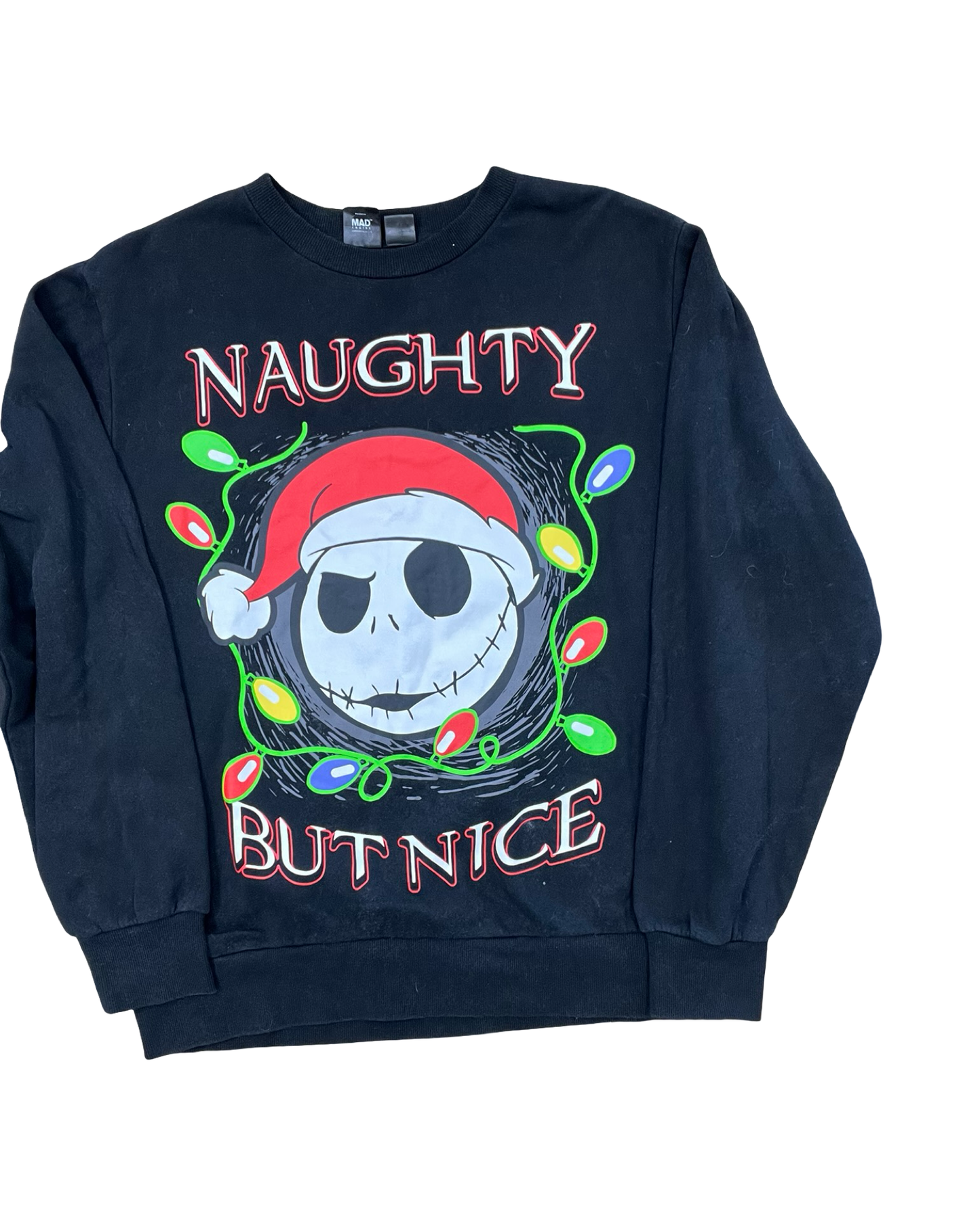Sweatshirt Crewneck By Disney In Black, Size:Xl