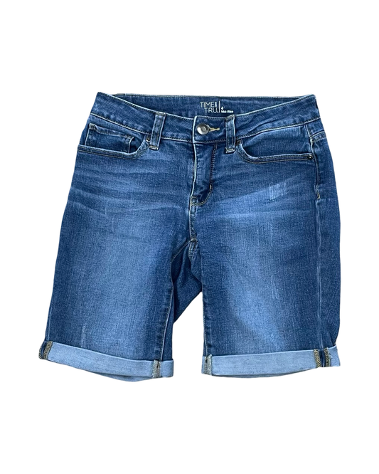 Shorts By Time And Tru In Blue Denim, Size:4