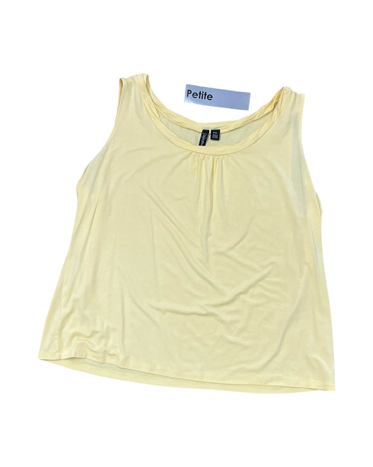 Tank Top By Relativity In Yellow, Size:Xlp