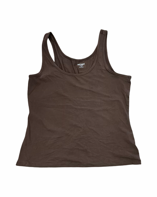Tank Top By Old Navy In Brown, Size:Xl