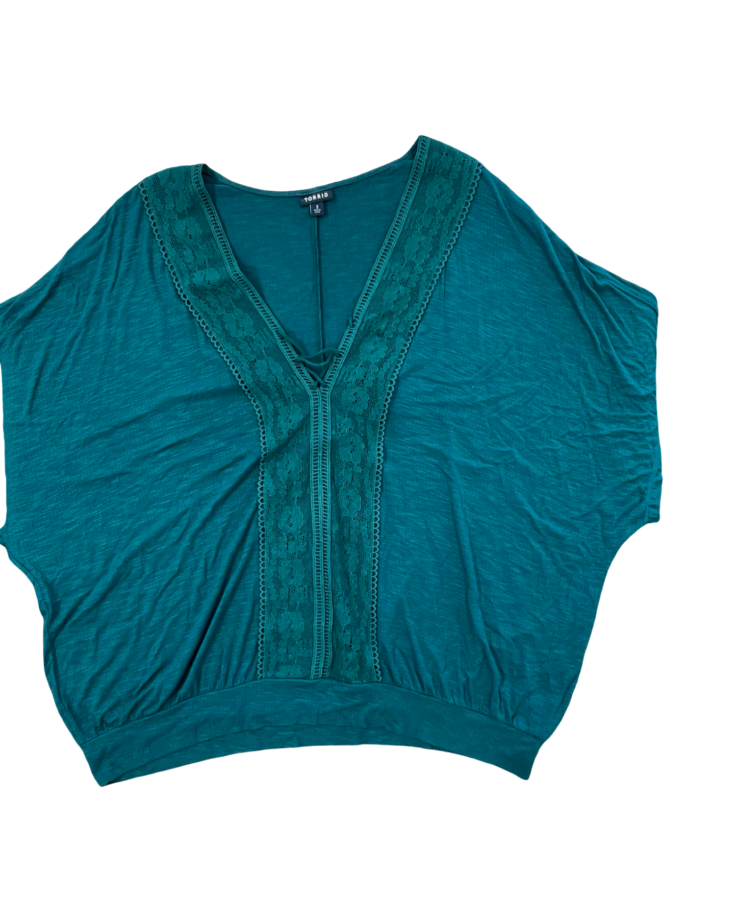 Top Ls By Torrid In Green, Size:2X